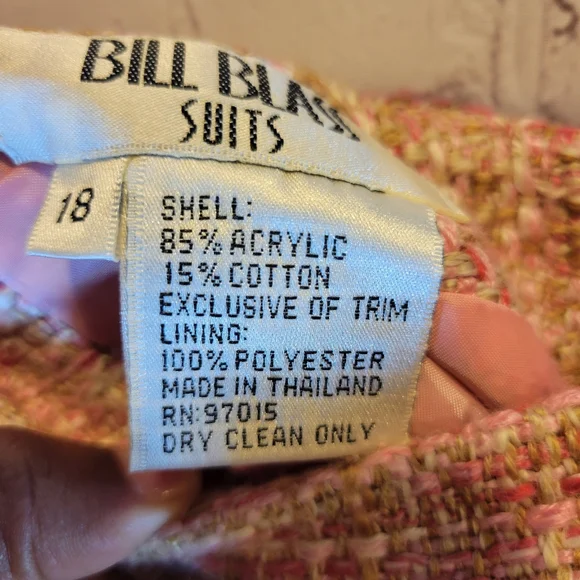 Bill Blass Two Piece Tweed Suit - Picture 7 of 7